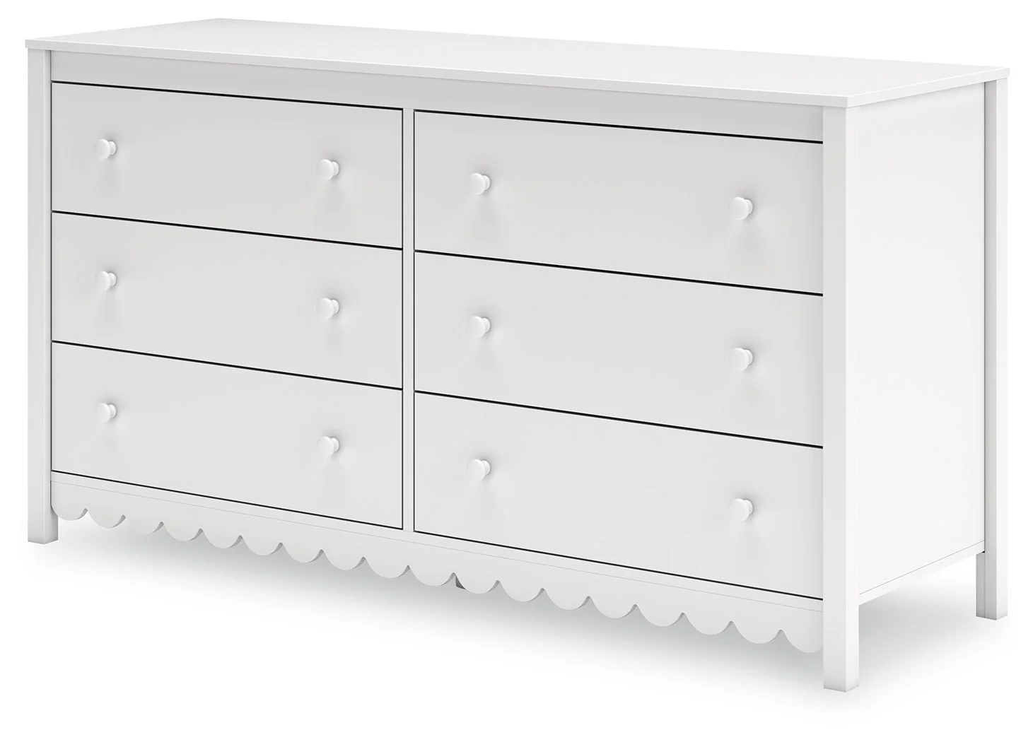 111-hallityn-six-drawer-dresser-white-13.webp Hallityn - Six Drawer Dresser - White