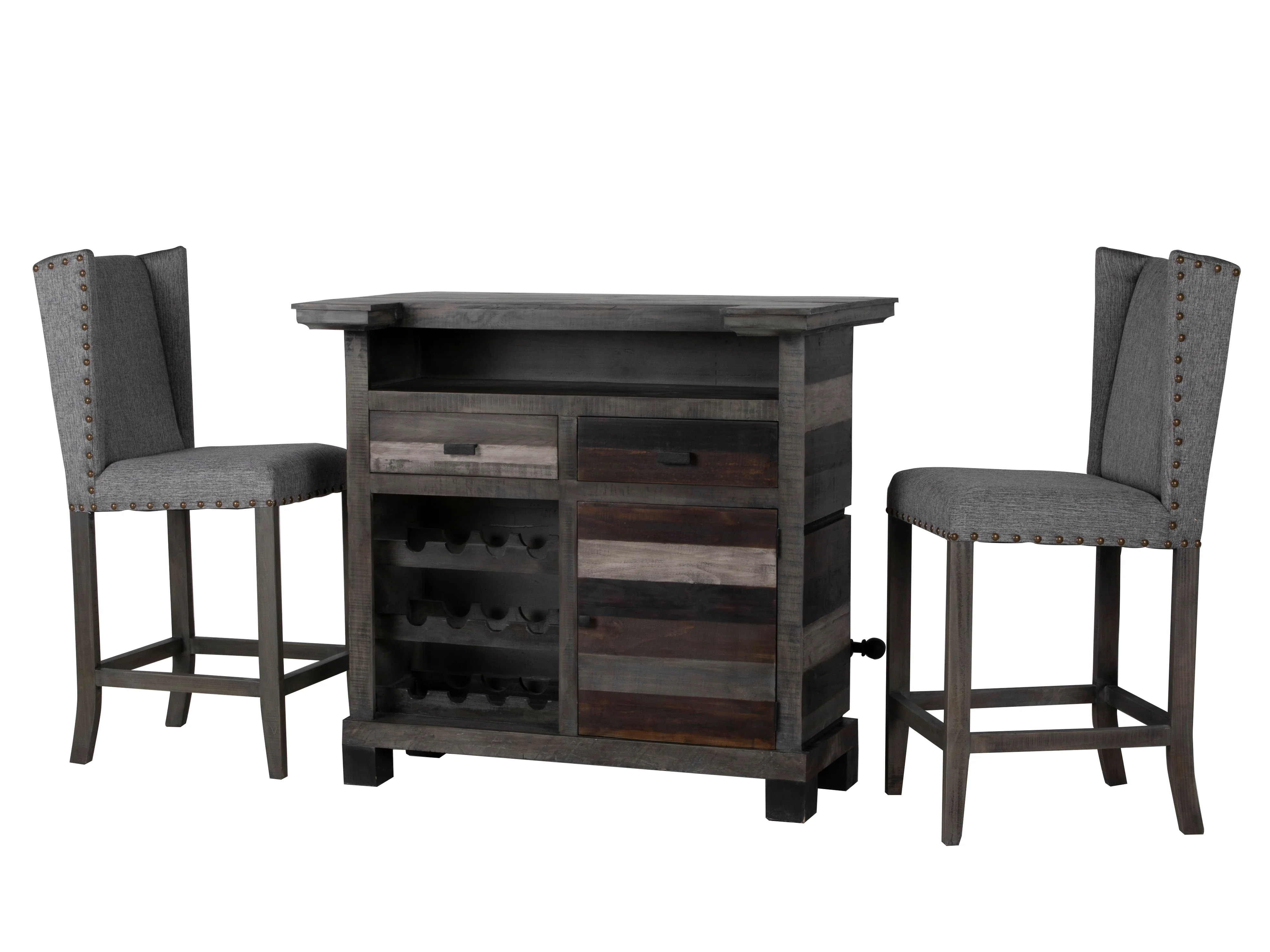 WESTMINISTER 3 PIECE BAR SET / SERVER