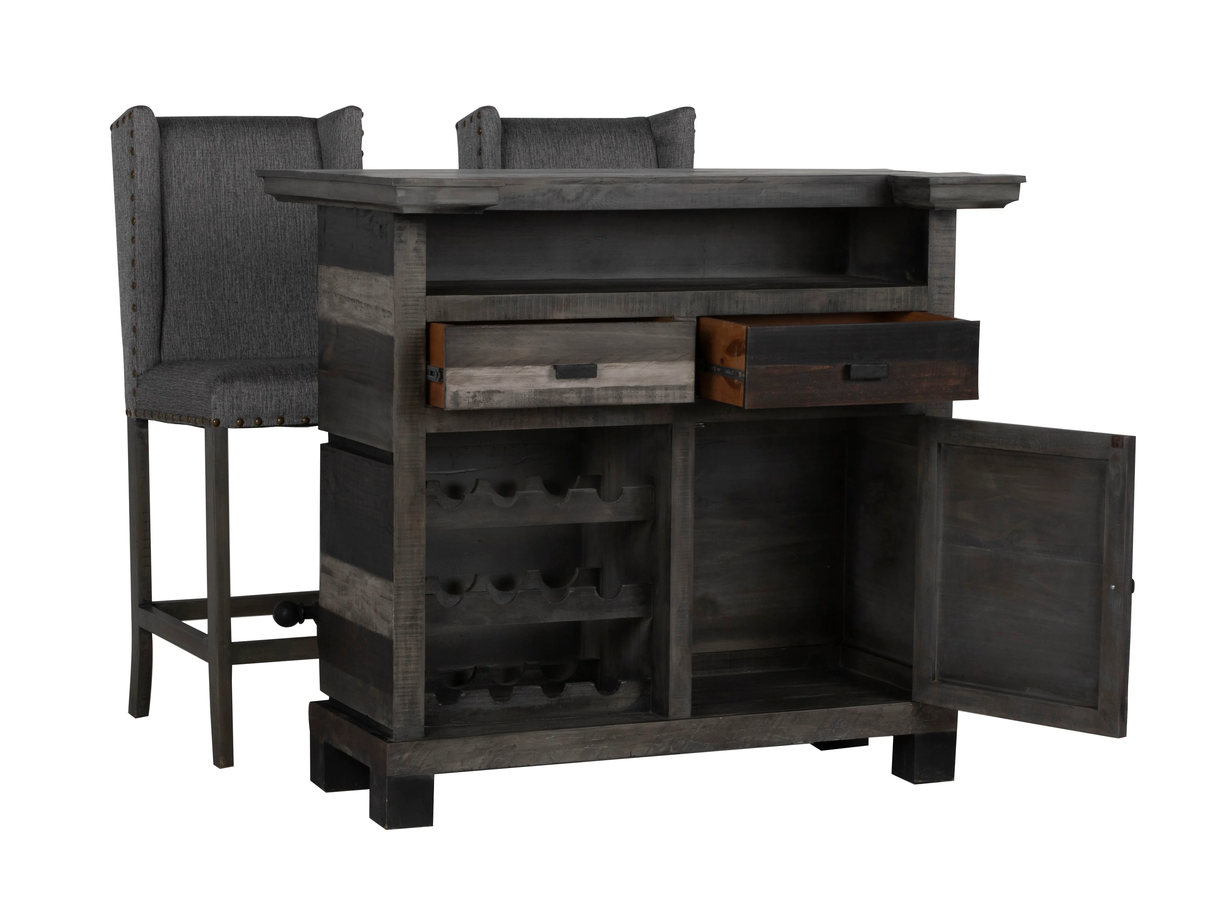 WESTMINISTER 3 PIECE BAR SET / SERVER