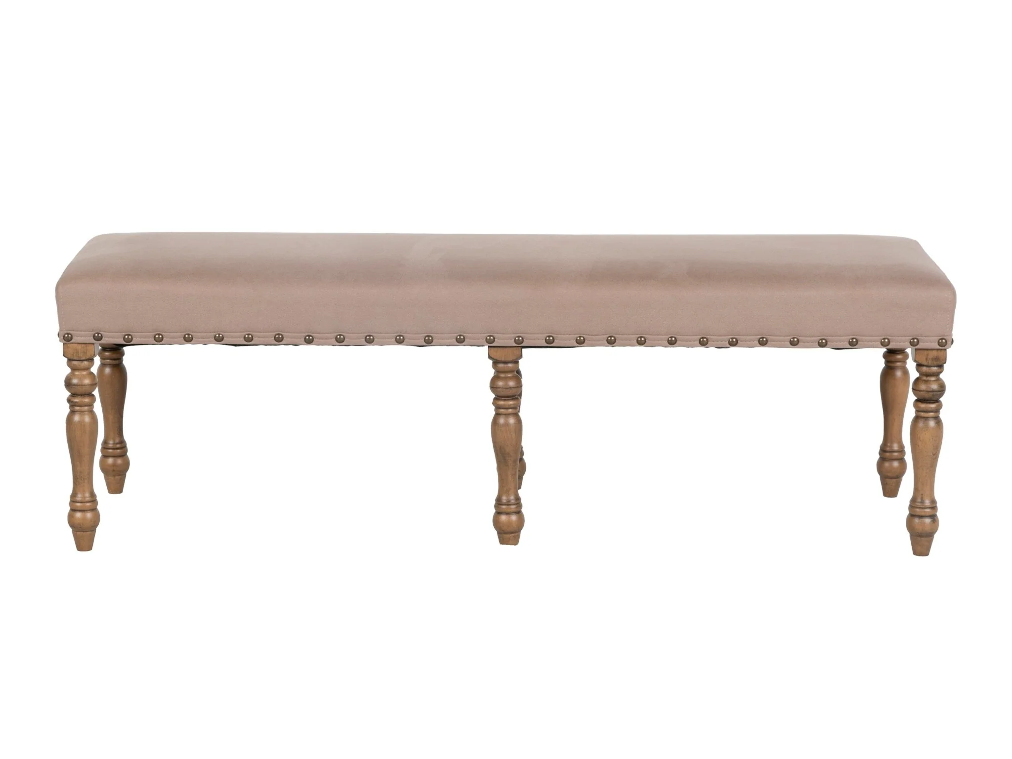 125-brown-6-piece-trestle-dining-set-with-bench-antique-dark-oak-top-upholstered-chairs-nailhead-trim-7.webp Brown 6-Piece Trestle Dining Set with Bench - Antique Dark Oak Top, Upholstered Chairs & Nailhead Trim