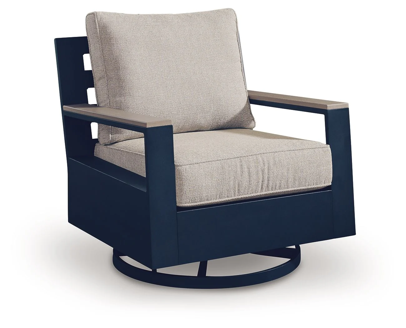 1272-east-beach-swivel-glider-chair-with-cushion-blue-1.webp East Beach - Swivel Glider Chair With Cushion - Blue