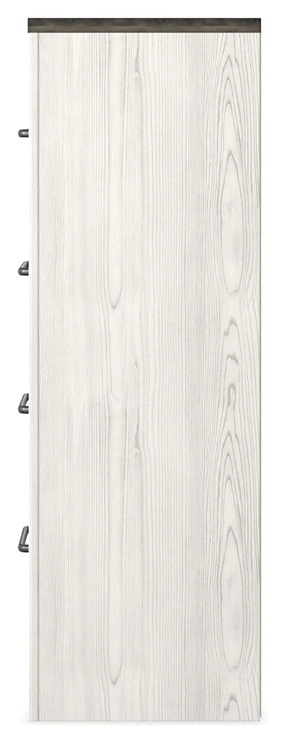 Gerridan - Four Drawer Chest - White / Gray