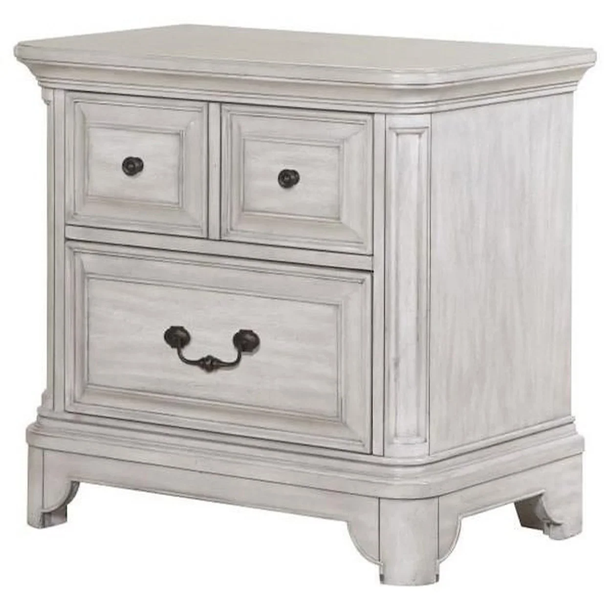 1451-farmhouse-antique-white-nightstand-1.webp Farmhouse Antique White Nightstand