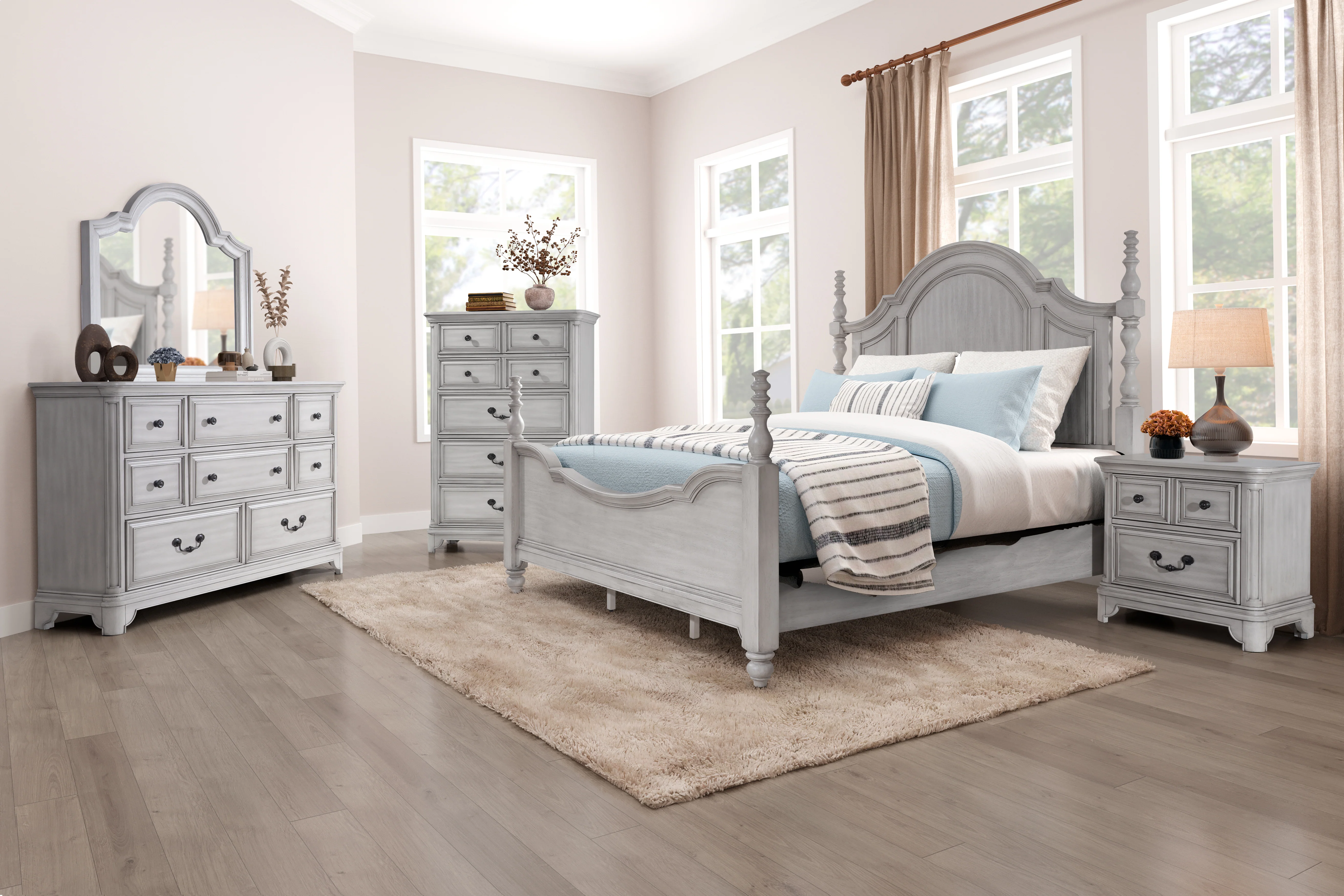 1451-farmhouse-antique-white-nightstand-3.webp Farmhouse Antique White Nightstand
