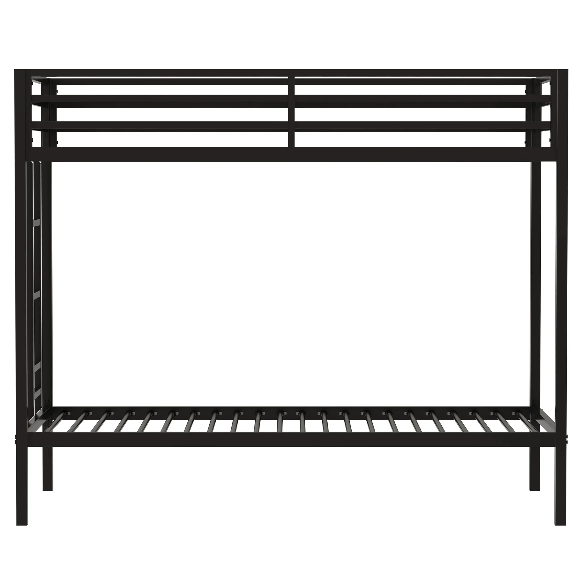 Adam - Twin Over Twin Bunk Bed - Black