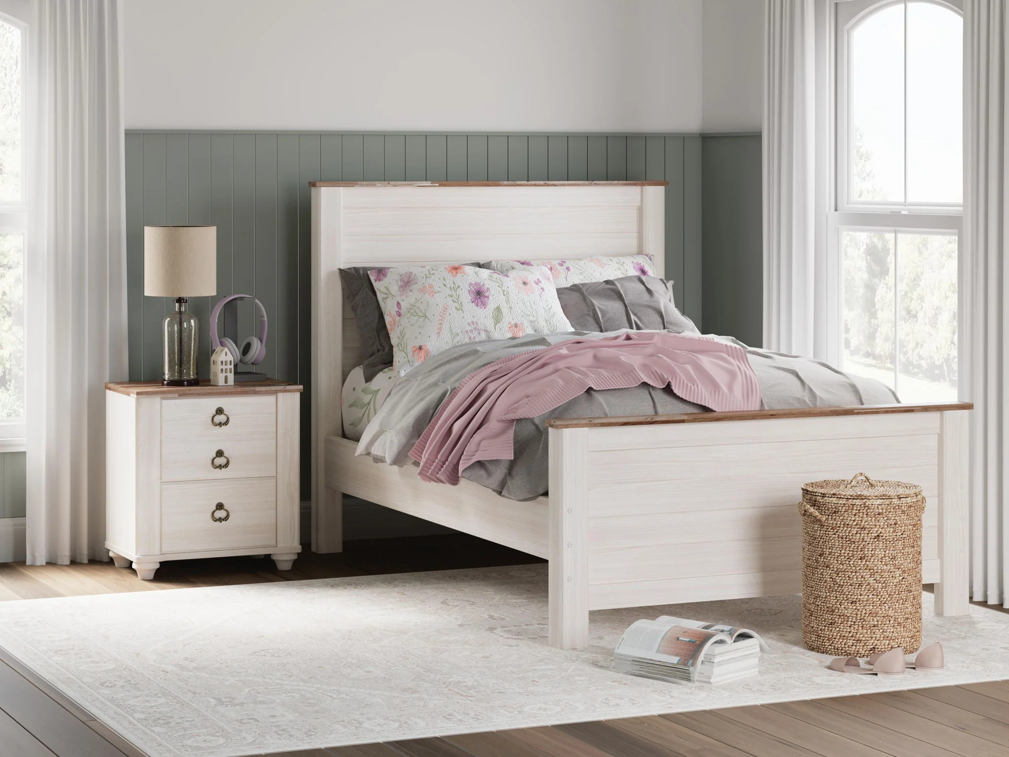 Willowton - Panel Bed