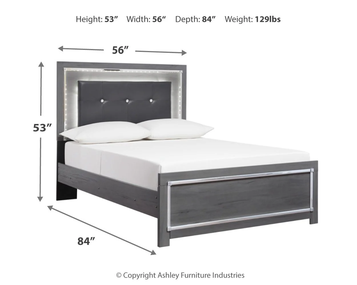 Lodanna - Panel Bed