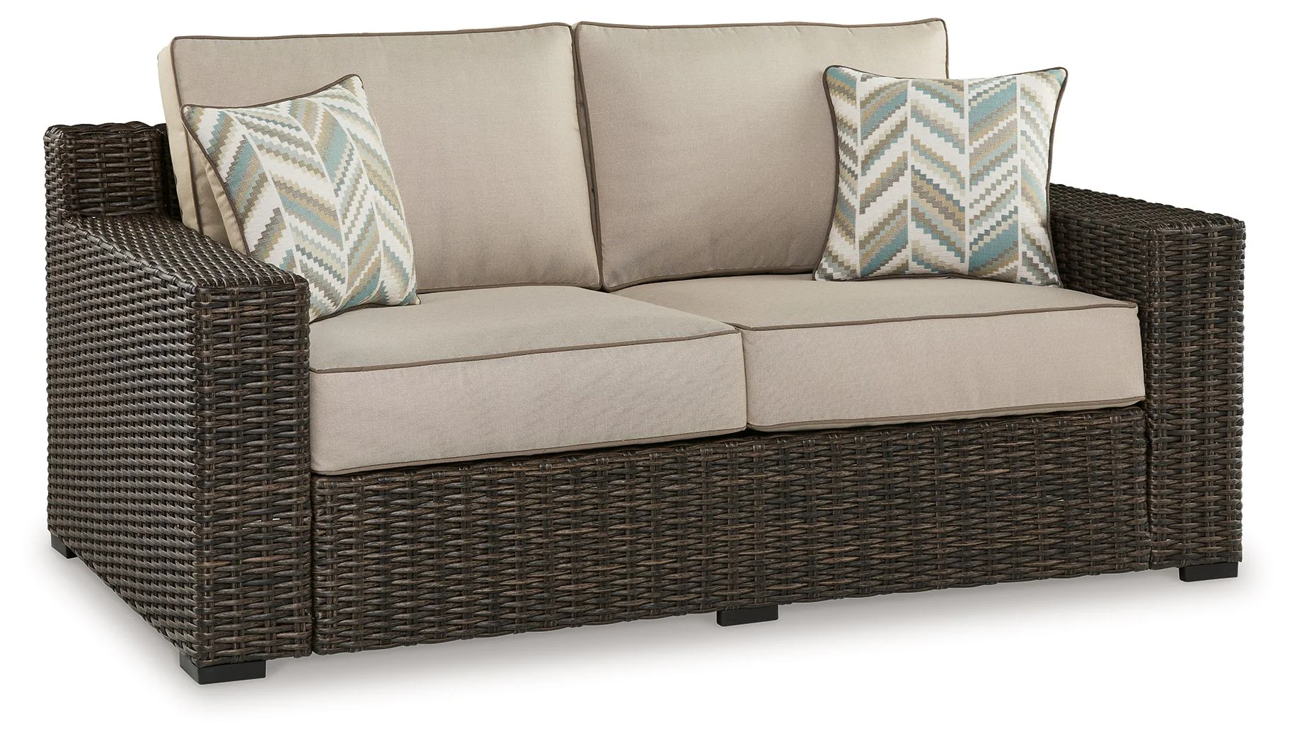 1628-coastline-bay-loveseat-w-cushion-brown-1.webp Coastline Bay - Loveseat W/Cushion - Brown