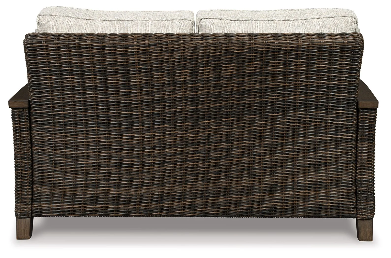 Paradise Trail - Loveseat w/Cushion - Medium Brown