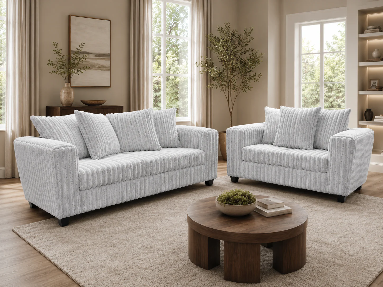 1652-modern-light-gray-ribbed-plush-fabric-2-piece-sofa-and-loveseat-set-1.webp Modern Light Gray Ribbed Plush Fabric 2-Piece Sofa and Loveseat Set