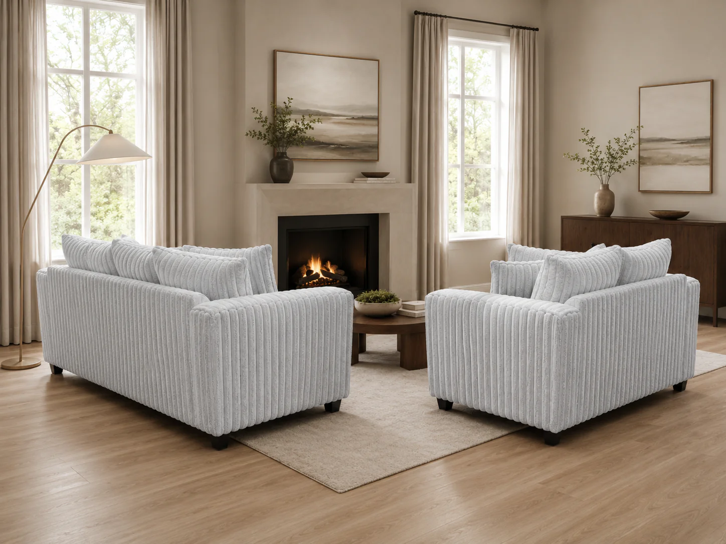 1652-modern-light-gray-ribbed-plush-fabric-2-piece-sofa-and-loveseat-set-4.webp Modern Light Gray Ribbed Plush Fabric 2-Piece Sofa and Loveseat Set