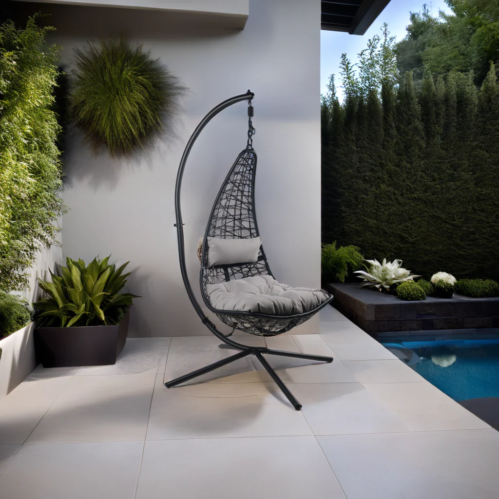 169-3-piece-outdoor-wicker-hanging-chair-2.webp 3 Piece Outdoor Wicker Hanging Chair