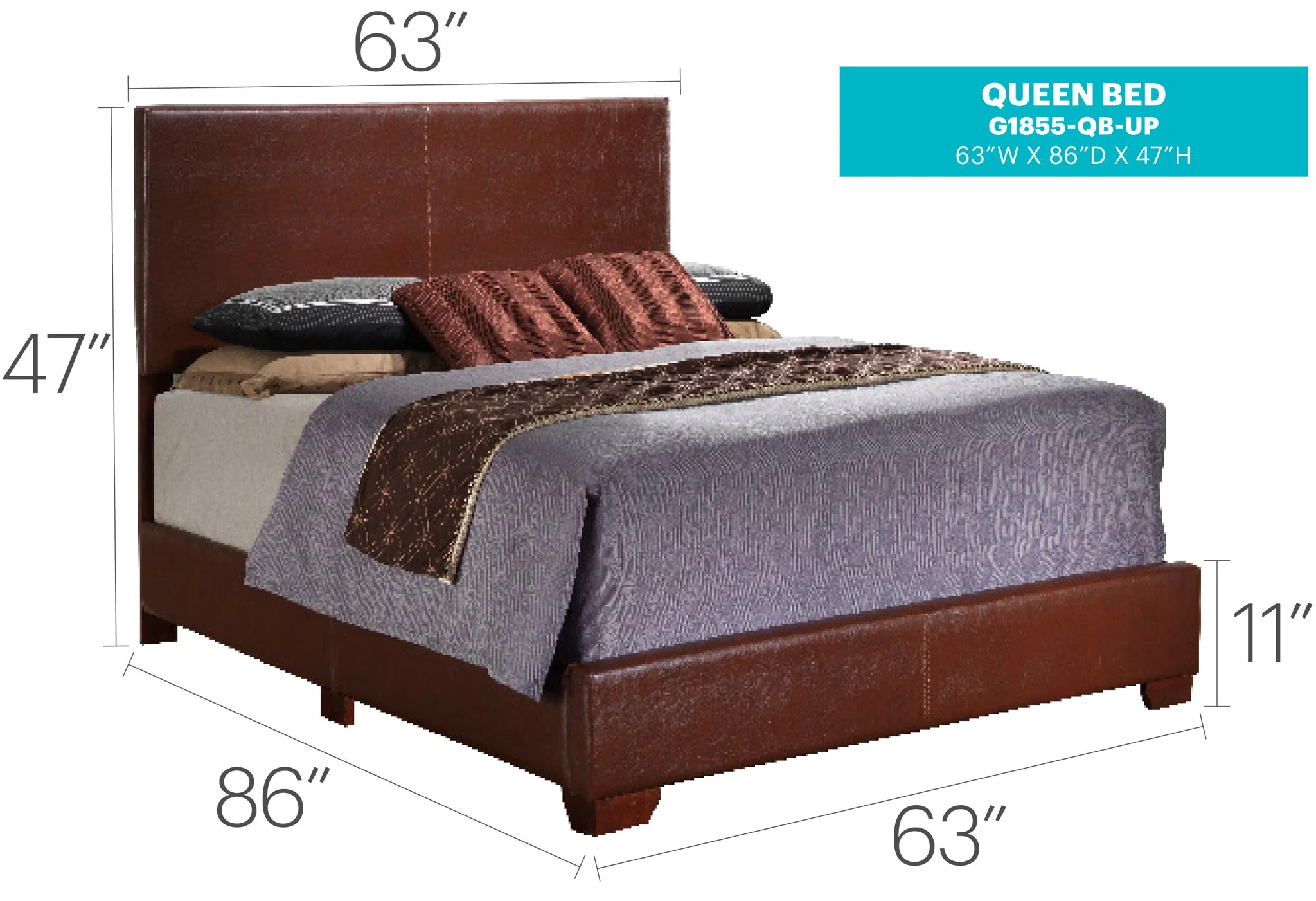 Elegant Platform Bed For Relaxed Spaces