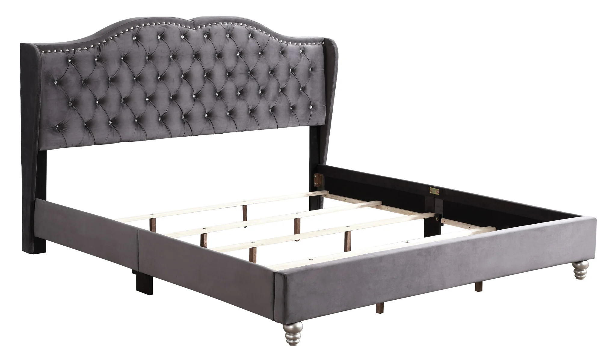 Upholstered Bed Transitional