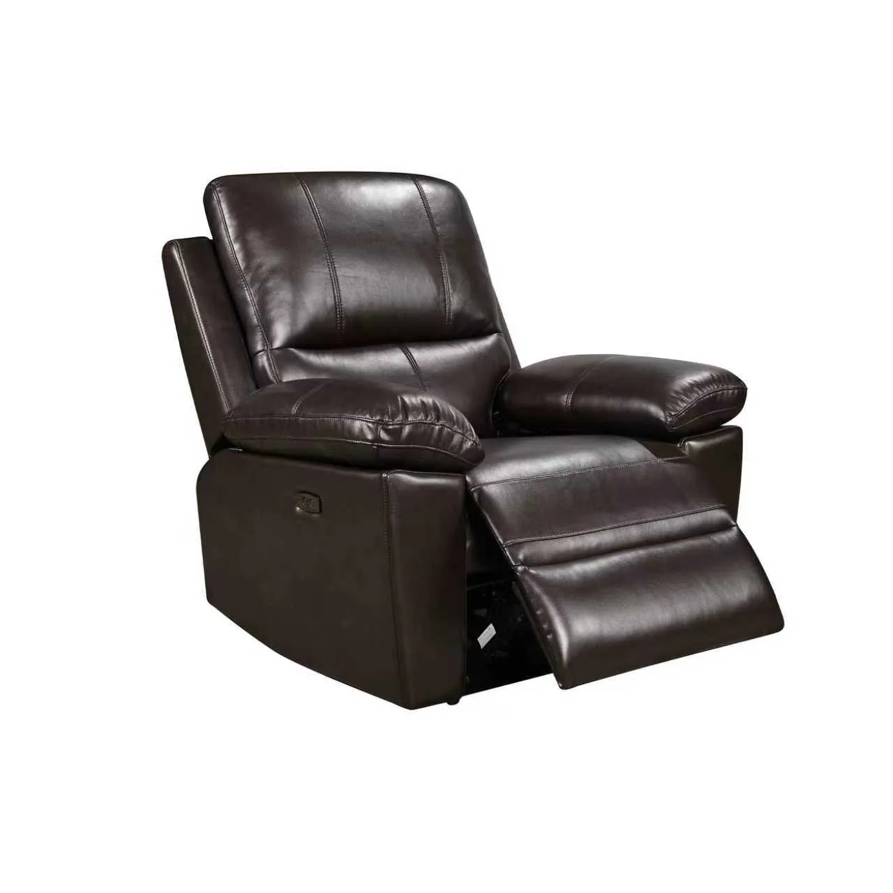 1744-dark-brown-power-recliner-with-padded-arms-3.webp Dark Brown Power Recliner with Padded Arms