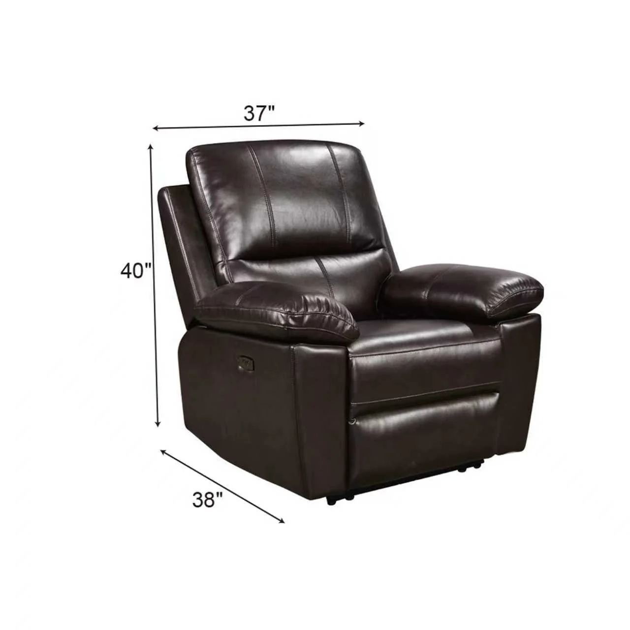 1744-dark-brown-power-recliner-with-padded-arms-4.webp Dark Brown Power Recliner with Padded Arms