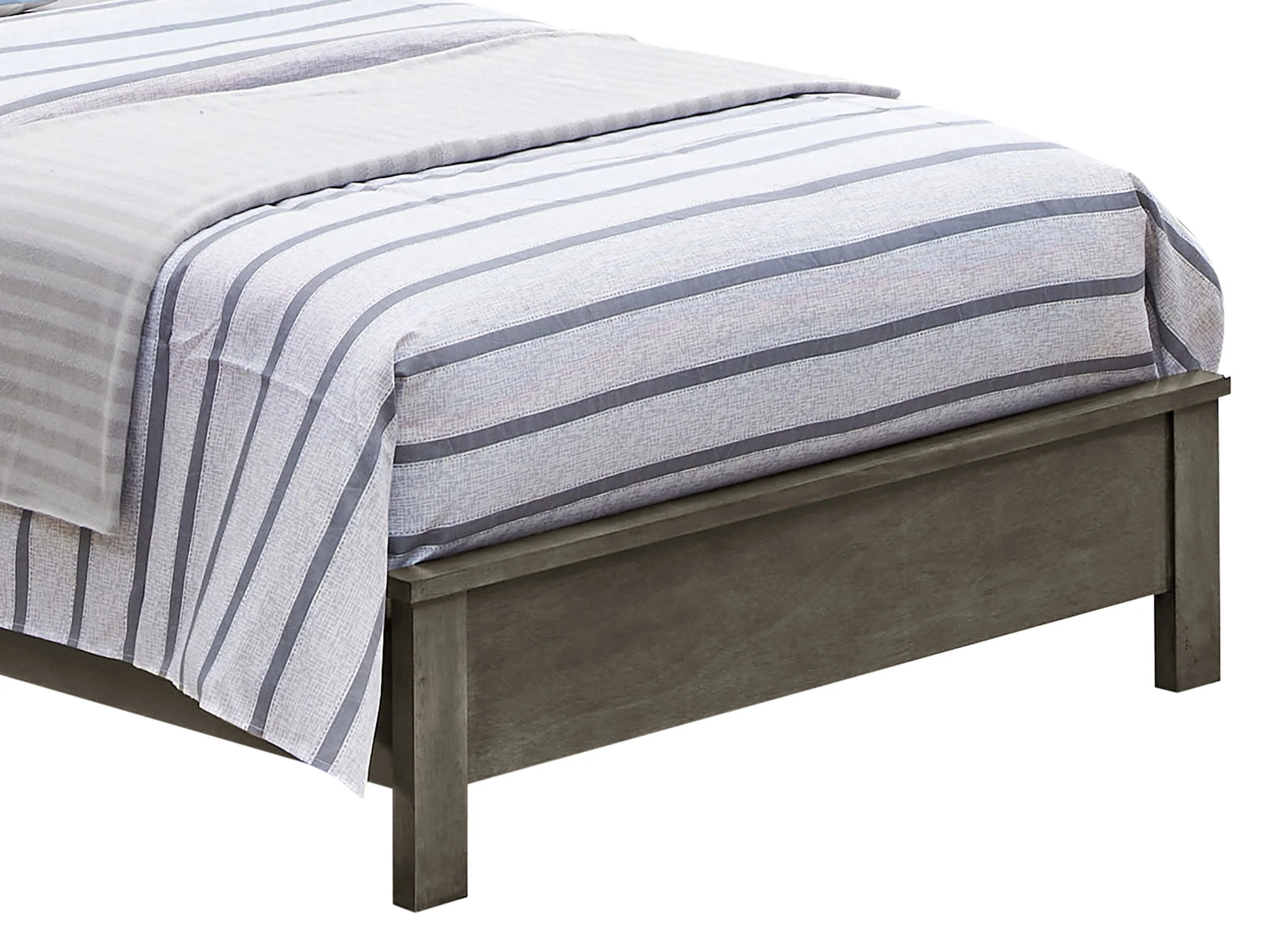Bed With Transitional Design Stylish