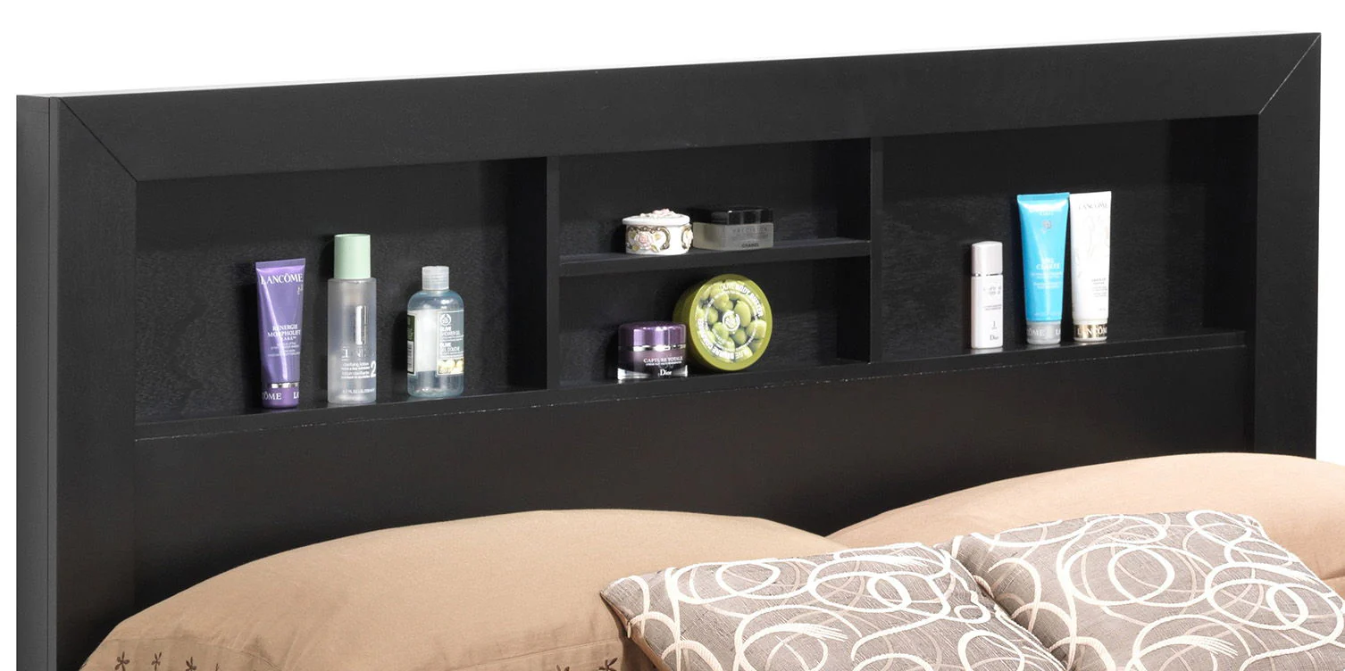 Bed With Transitional Design Stylish