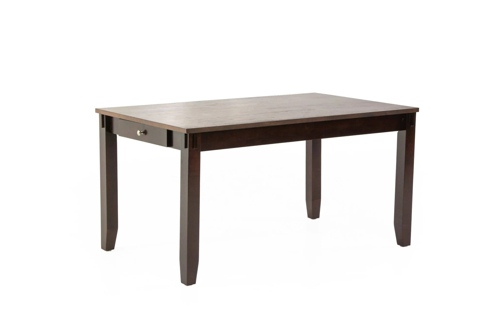 6-Piece Espresso Dining Room Set with Bench and Upholstered Chairs