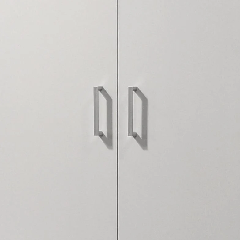 Alara - Height Simplistic Double Door Storage Cabinet - White