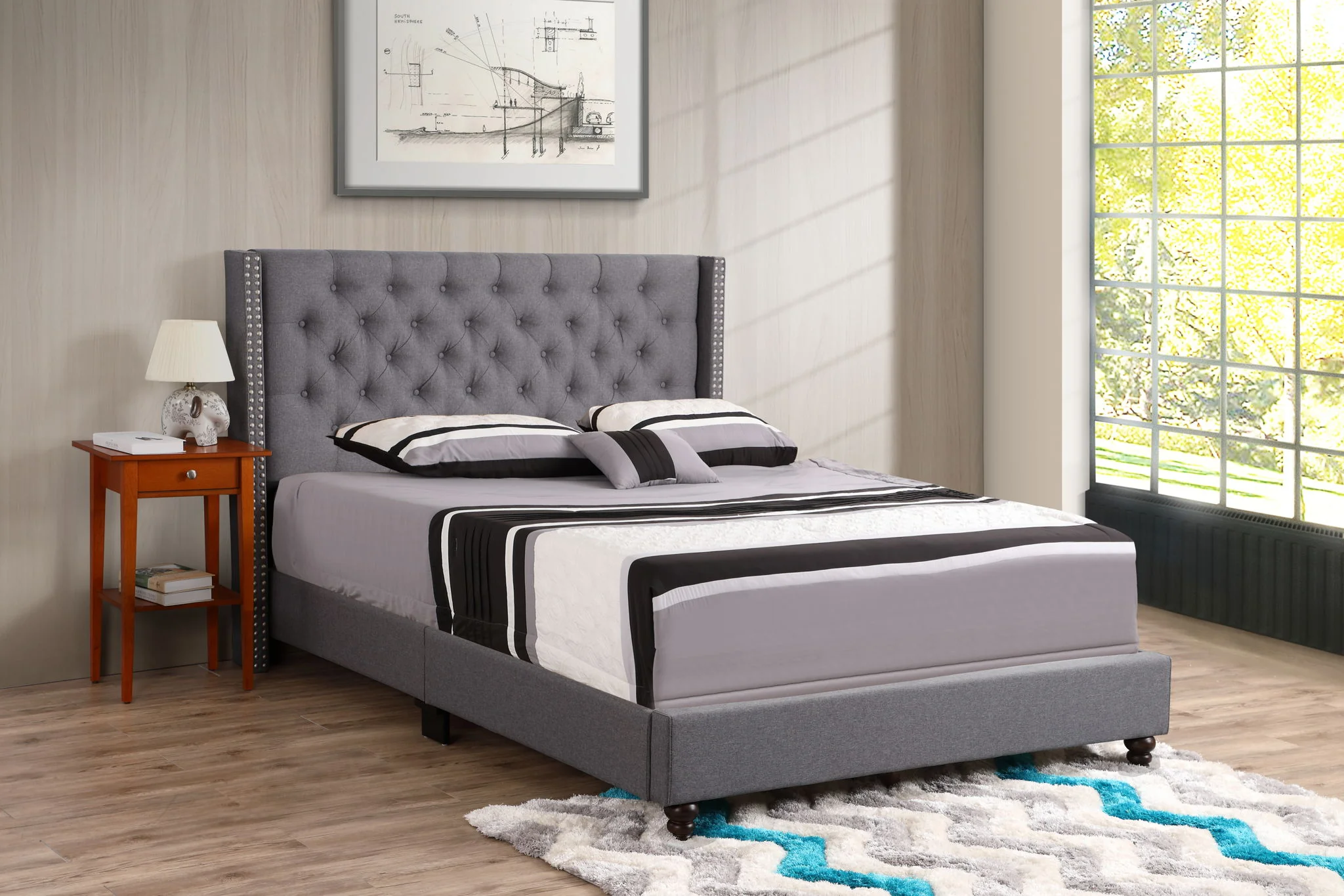 1813-nailhead-bed-transitional-vibrant-4.webp Nailhead Bed Transitional Vibrant