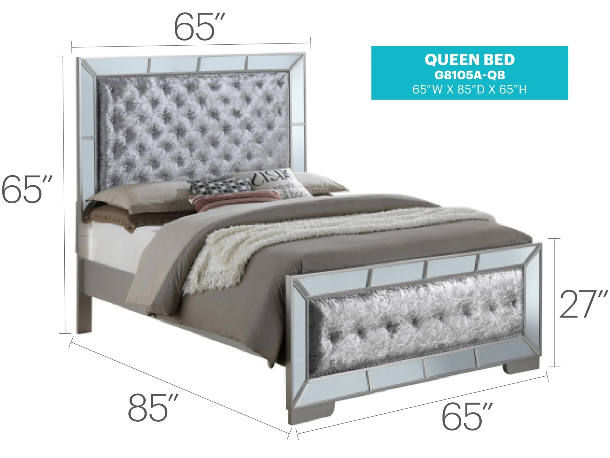 Stylish Contemporary Bed With Minimalist Design