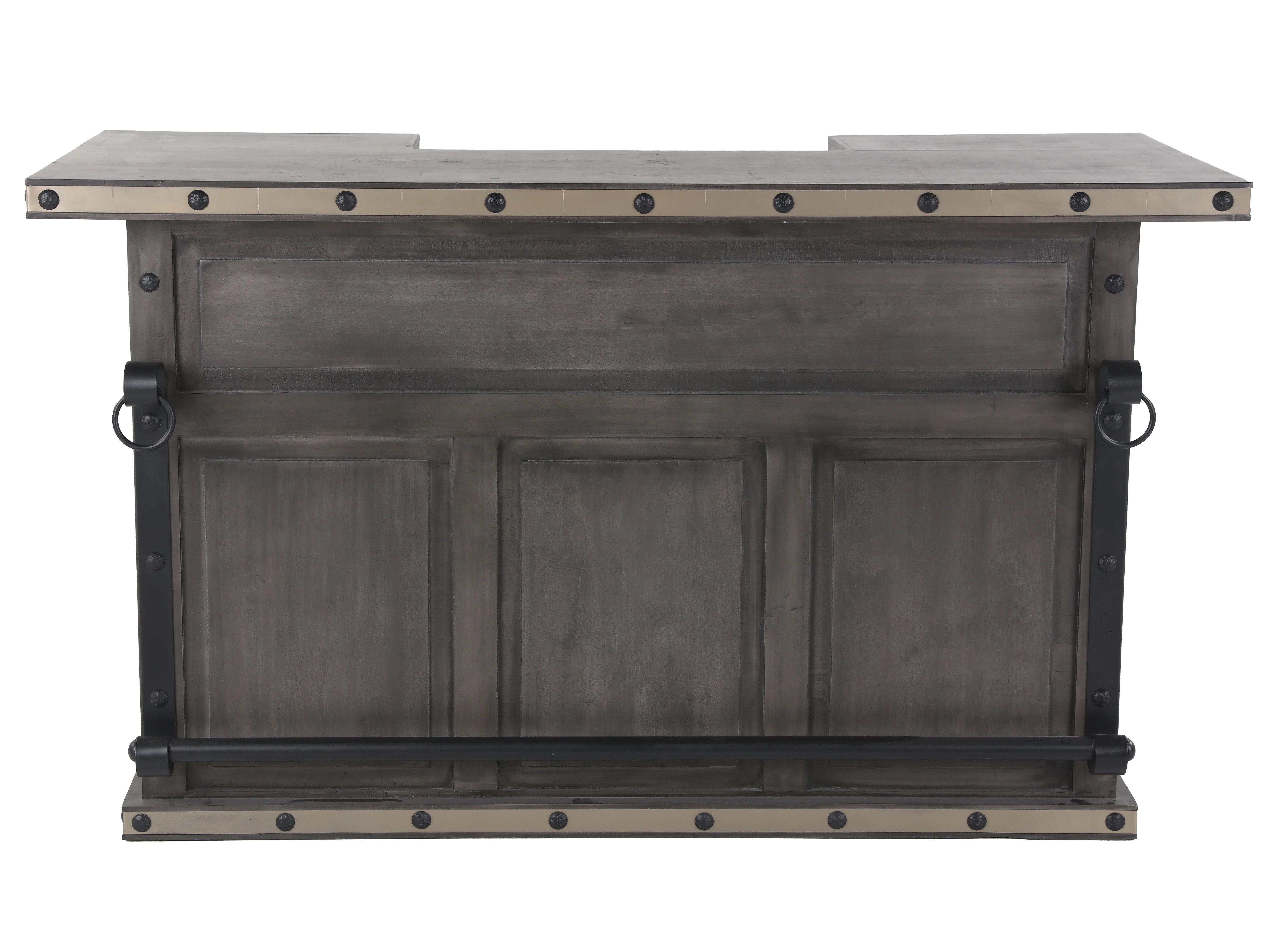 1943-rustic-gray-bar-table-with-wine-rack-open-shelving-4.webp Rustic Gray Bar Table with Wine Rack & Open Shelving
