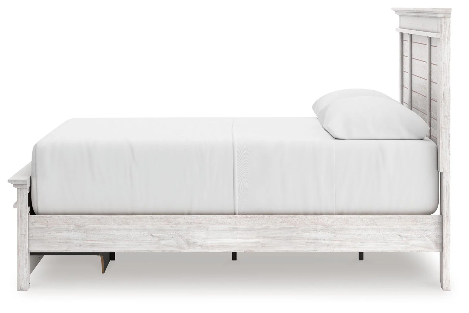 Makidern - Panel Storage Bed With Storage Footboard