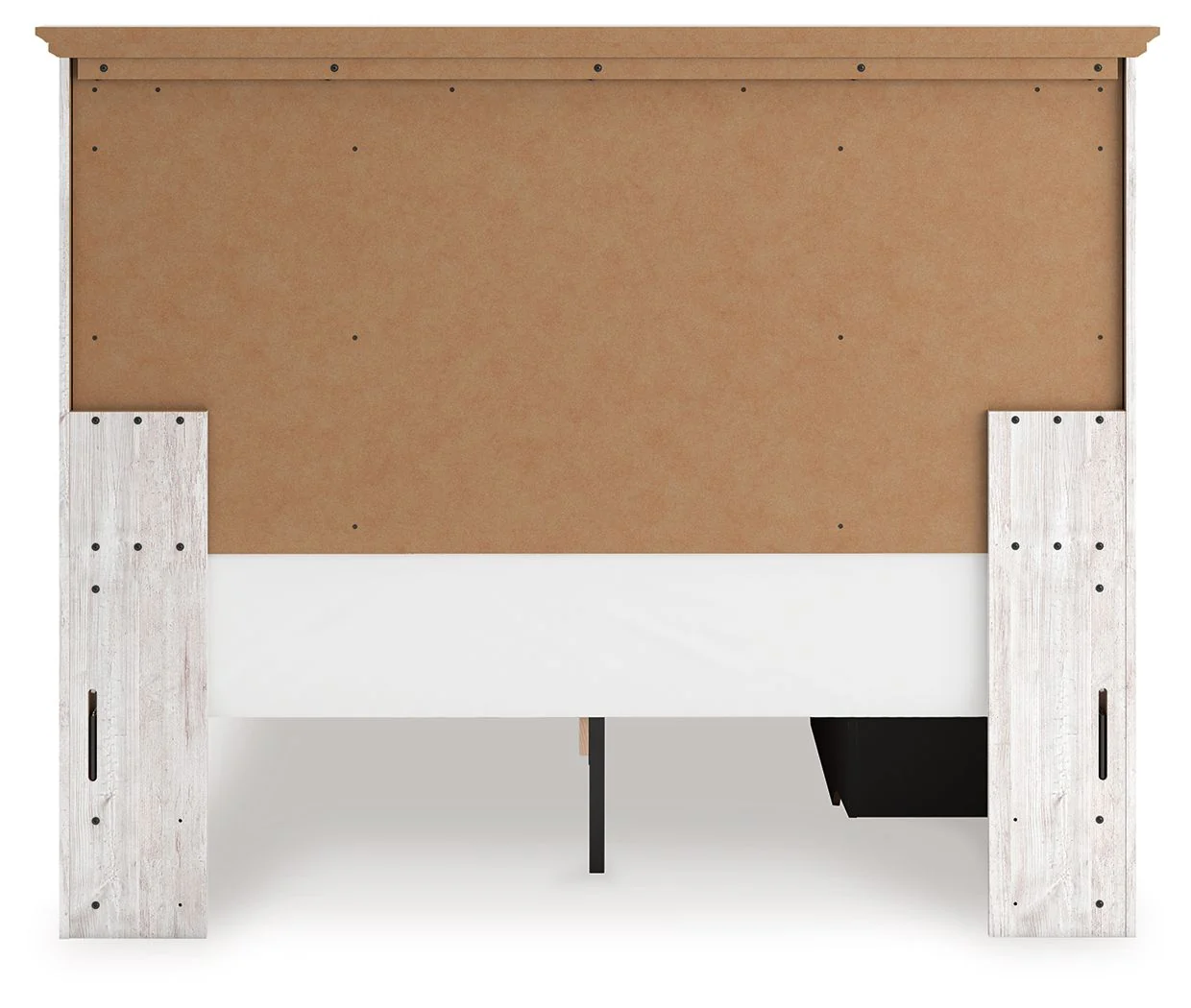 Makidern - Panel Storage Bed With Under Bed Storage Unit And Storage Footboard