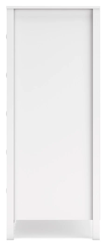 204-hallityn-five-drawer-chest-white-6.webp Hallityn - Five Drawer Chest - White