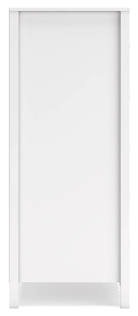 204-hallityn-five-drawer-chest-white-8.webp Hallityn - Five Drawer Chest - White