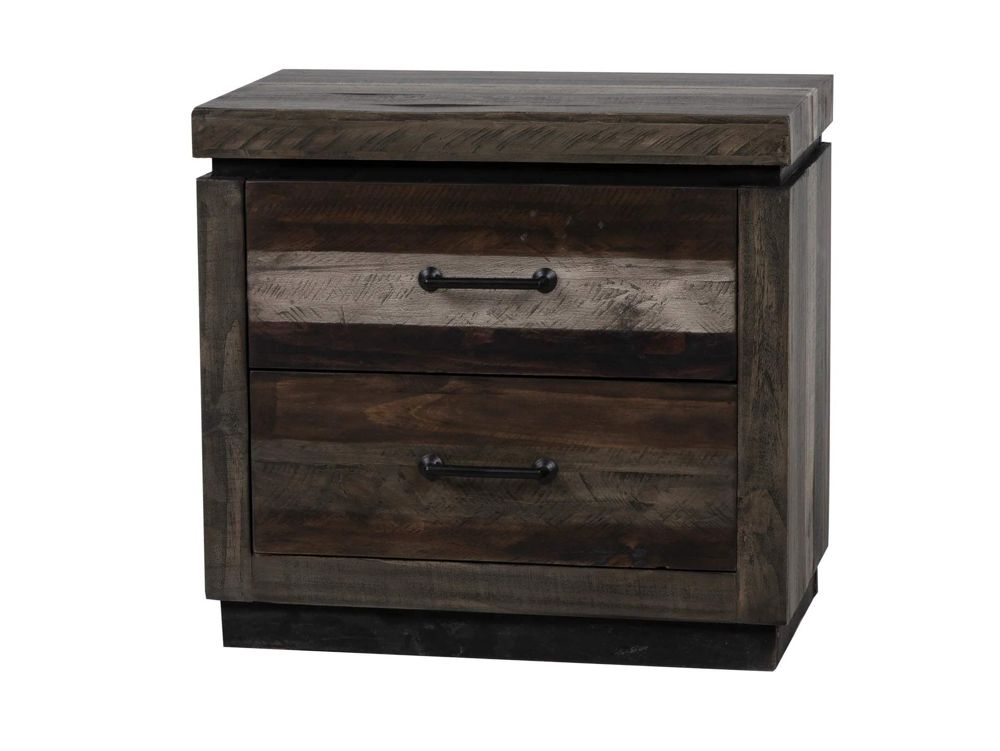 Westminster Rustic Distressed Multi-Tone Nightstand