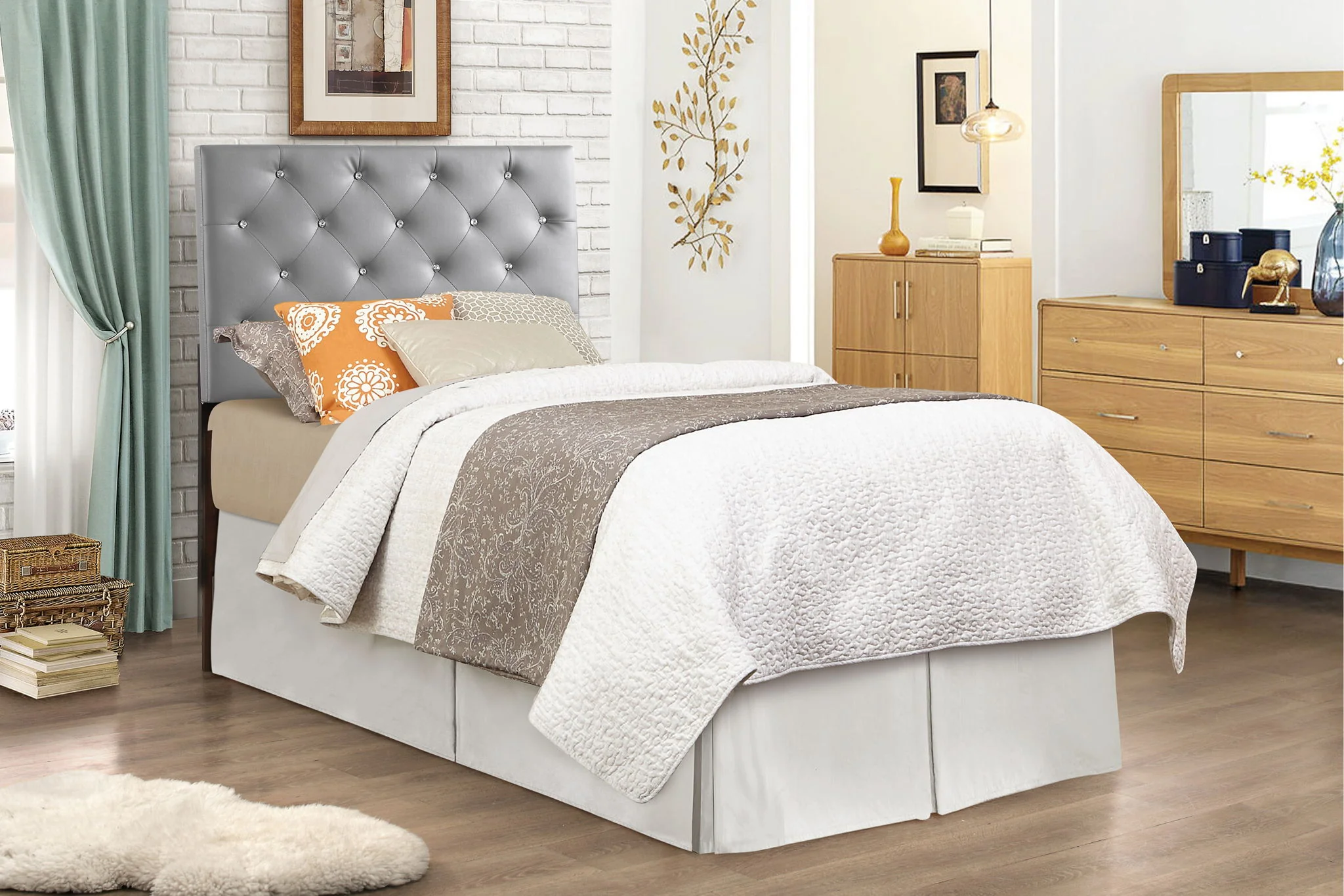 Panel Headboard & Button Tufting