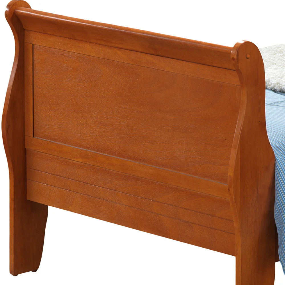 Louis Phillipe - Panel Sleigh Bed