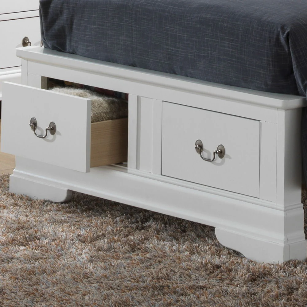 Upholstered Panel Sleigh Bed Design