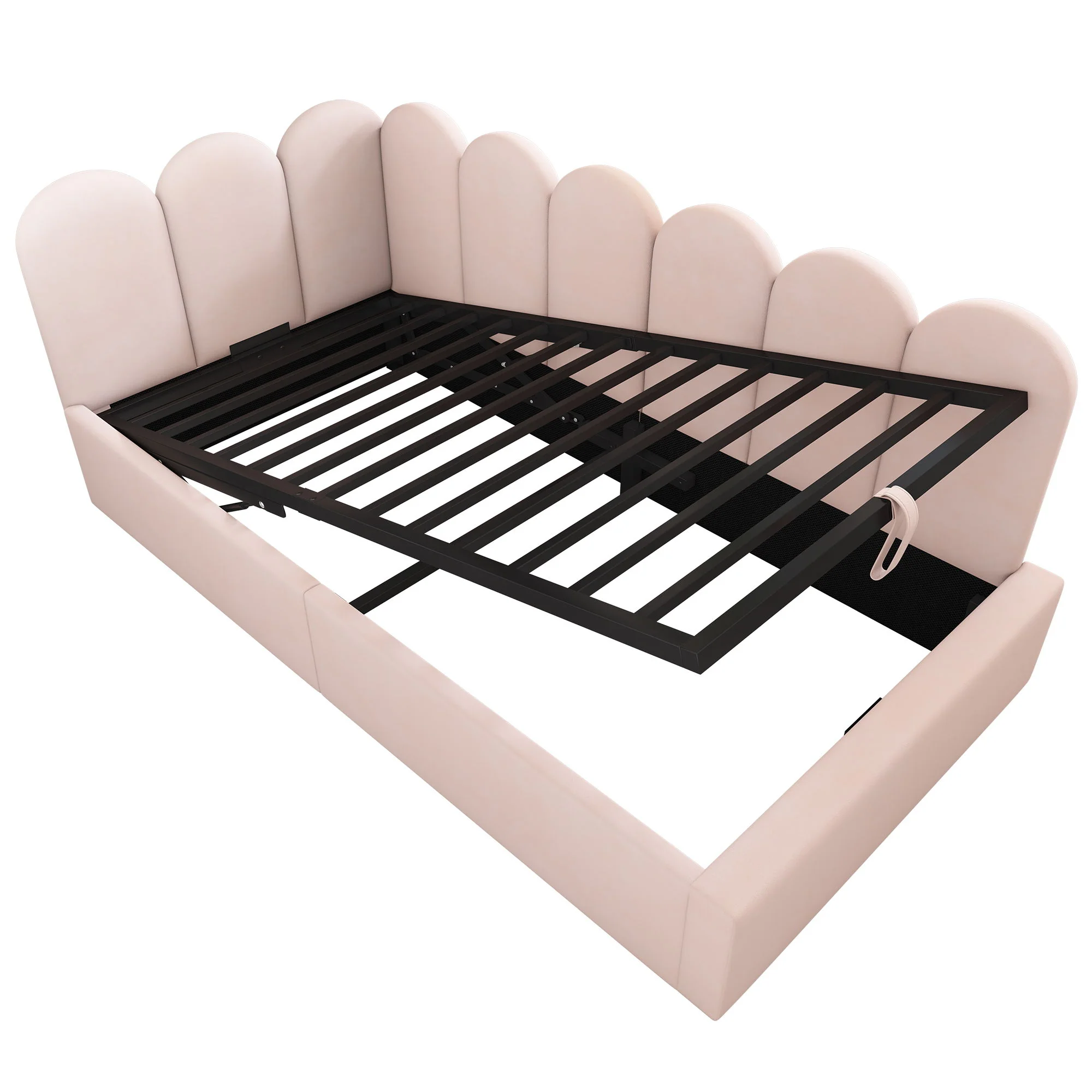 2175-upholstered-daybed-with-metal-slatted-base-2.webp Upholstered Daybed With Metal Slatted Base