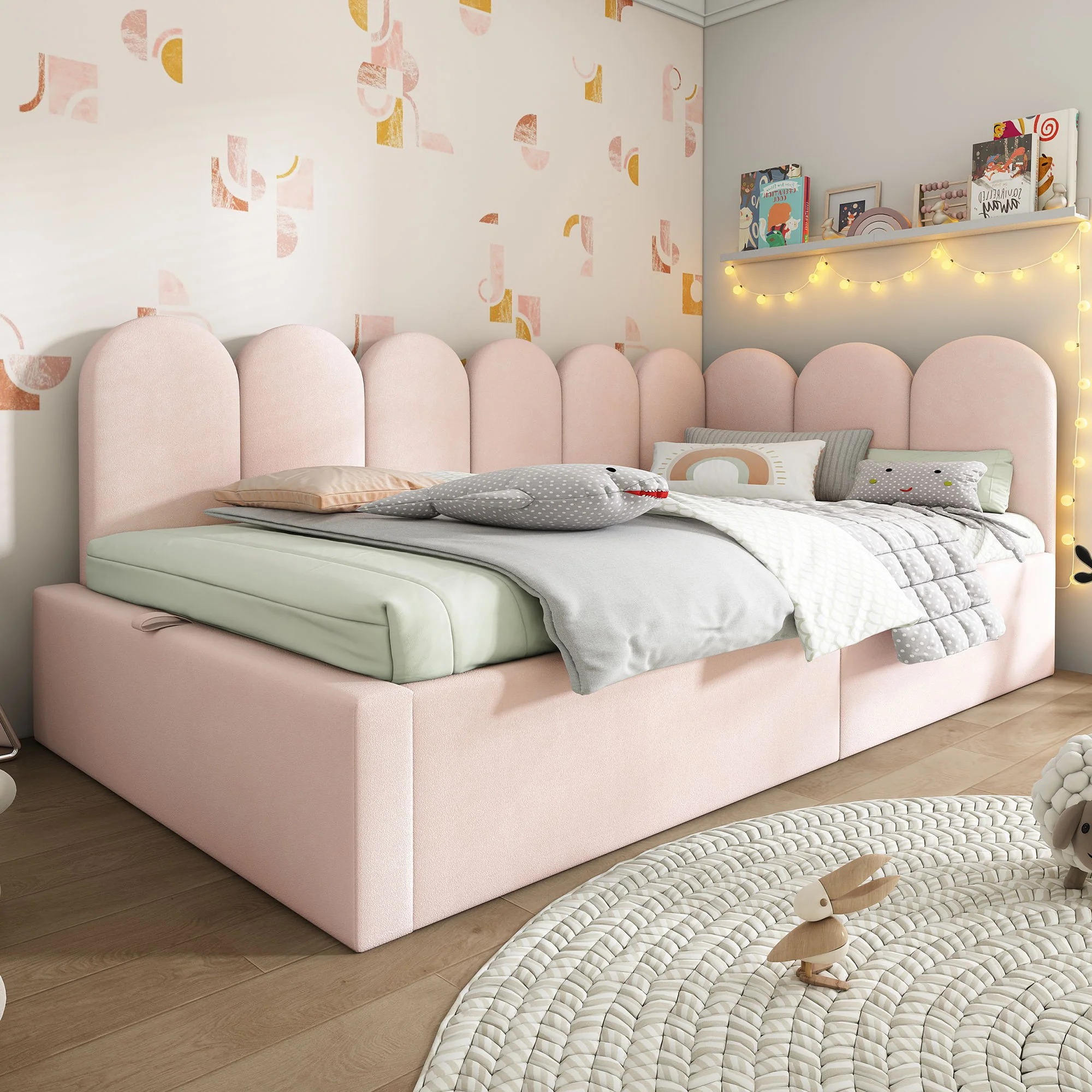 2175-upholstered-daybed-with-metal-slatted-base-20.webp Upholstered Daybed With Metal Slatted Base