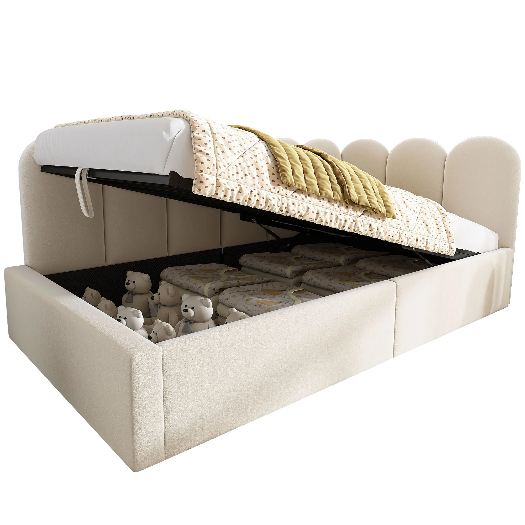 2175-upholstered-daybed-with-metal-slatted-base-70.webp Upholstered Daybed With Metal Slatted Base