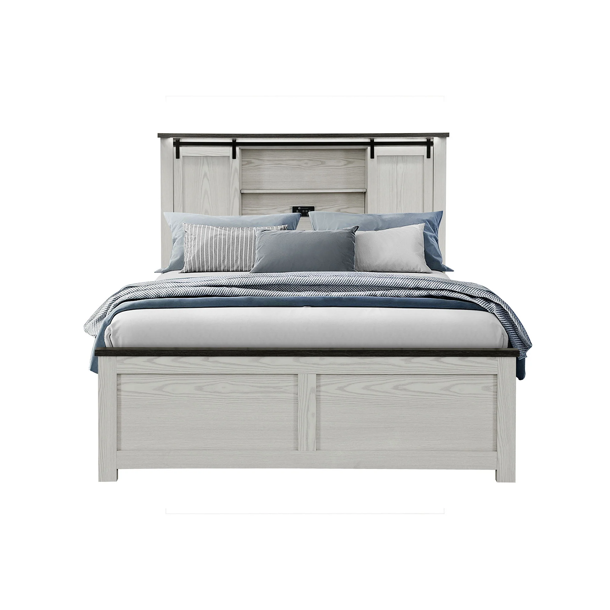 2187-avery-bed-with-bookcase-headboard-1.webp Avery - Bed With Bookcase Headboard