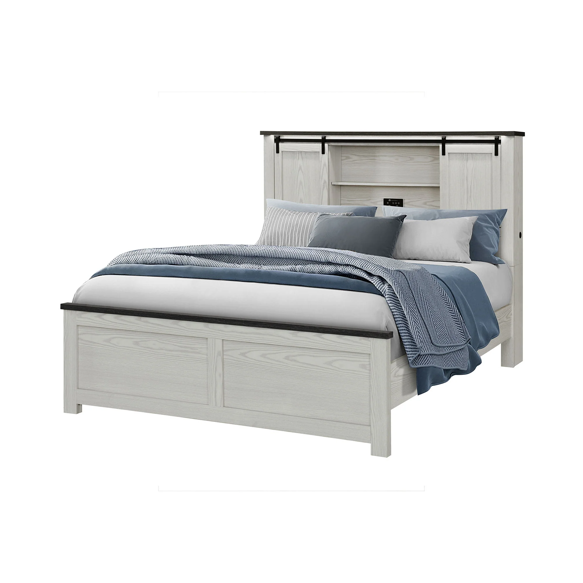 2187-avery-bed-with-bookcase-headboard-3.webp Avery - Bed With Bookcase Headboard