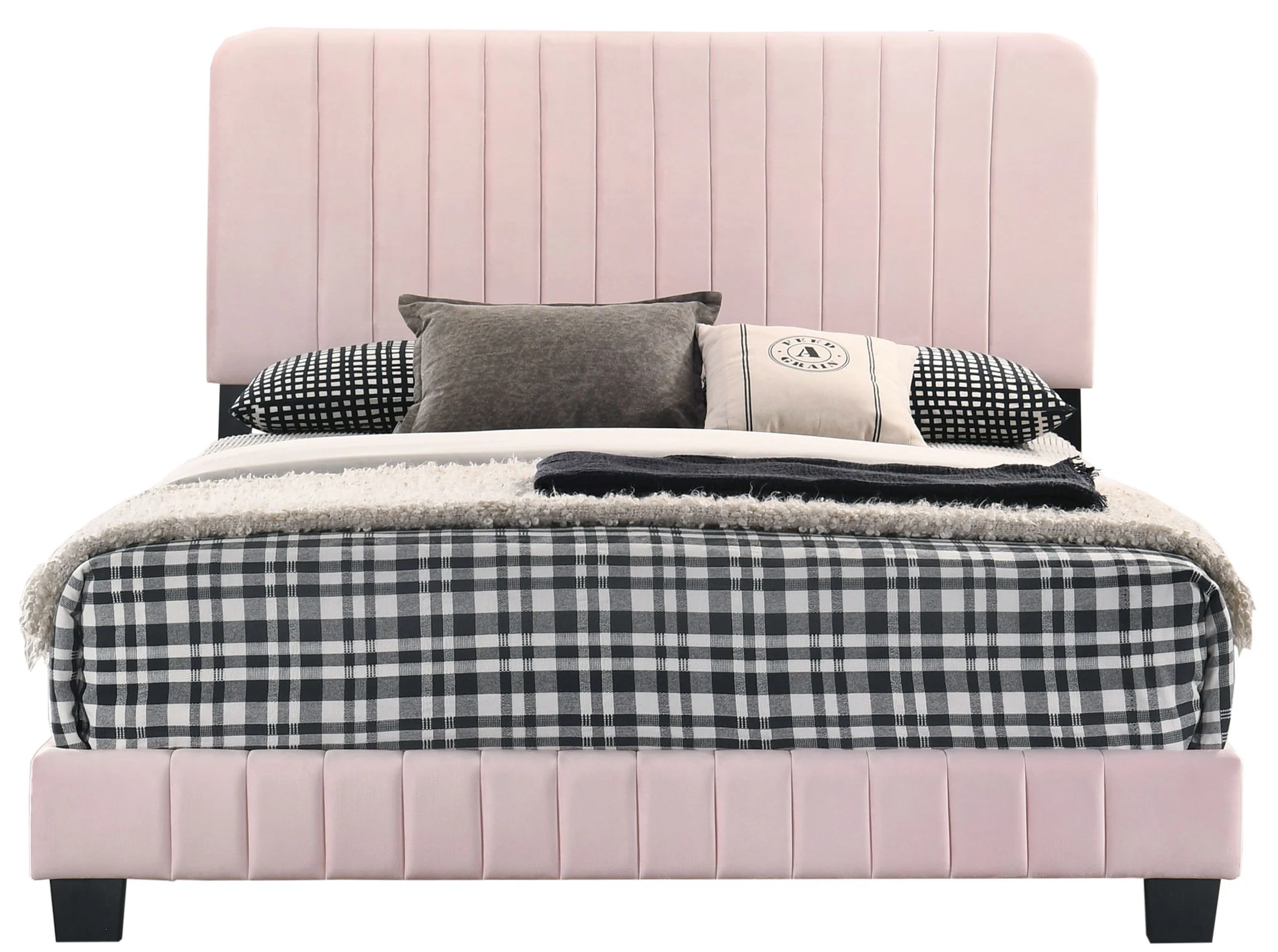 Channel Tufted Bed