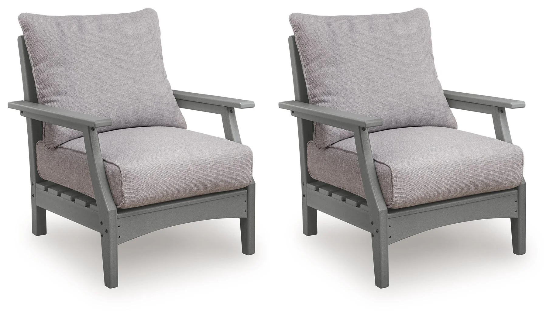 2236-cove-beach-lounge-chair-with-cushion-set-of-2-gray-1.webp Cove Beach - Lounge Chair With Cushion (Set of 2) - Gray