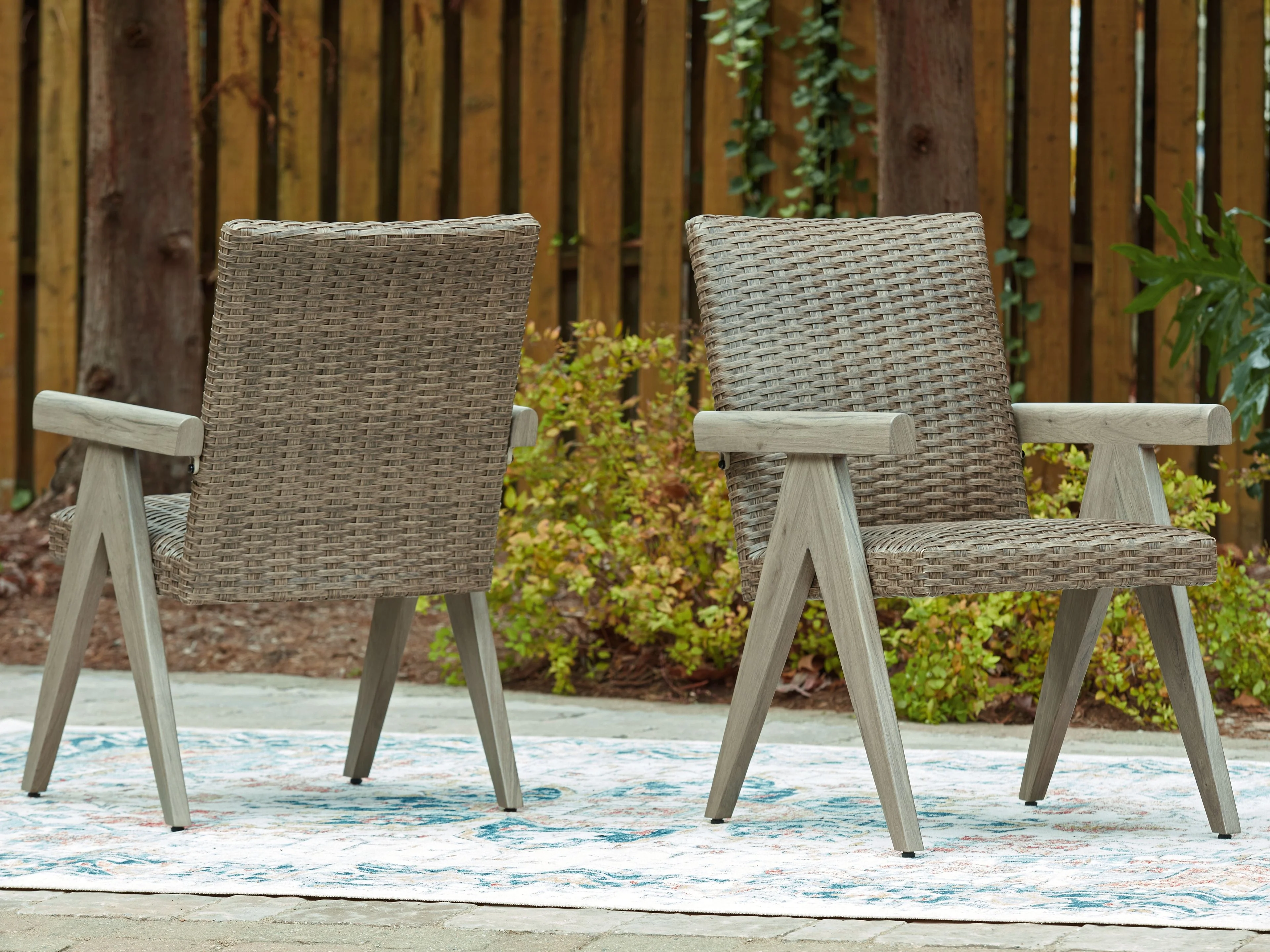 2247-cliff-trails-arm-chair-set-of-2-beige-5.webp Cliff Trails - Arm Chair (Set of 2) - Beige