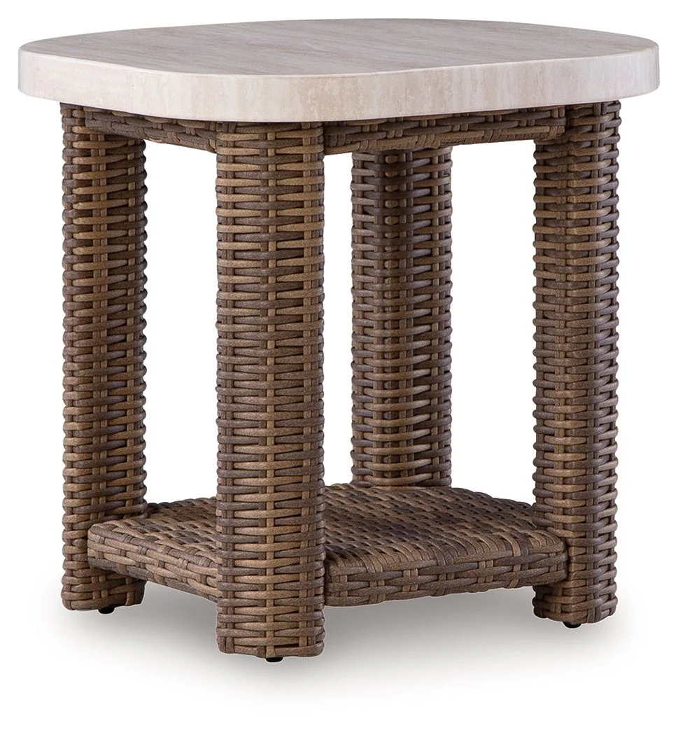 2296-dolan-creek-square-end-table-beige-brown-1.webp Dolan Creek - Square End Table - Beige / Brown