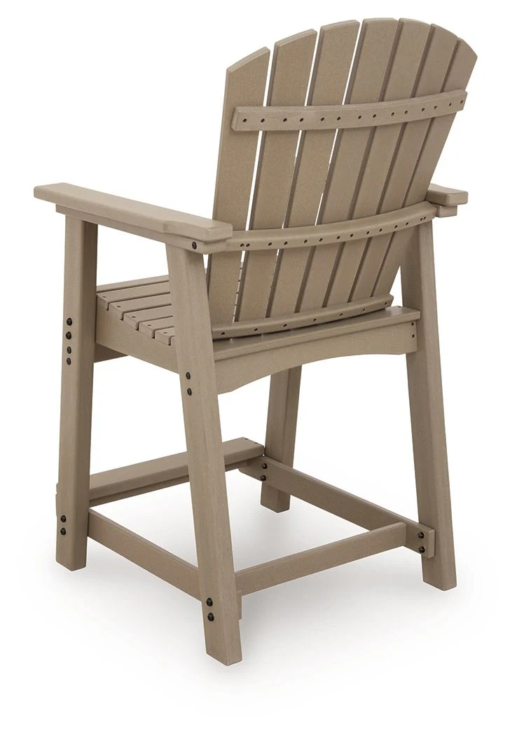Seacliff Beach - Barstool (Set of 2) - Medium Brown