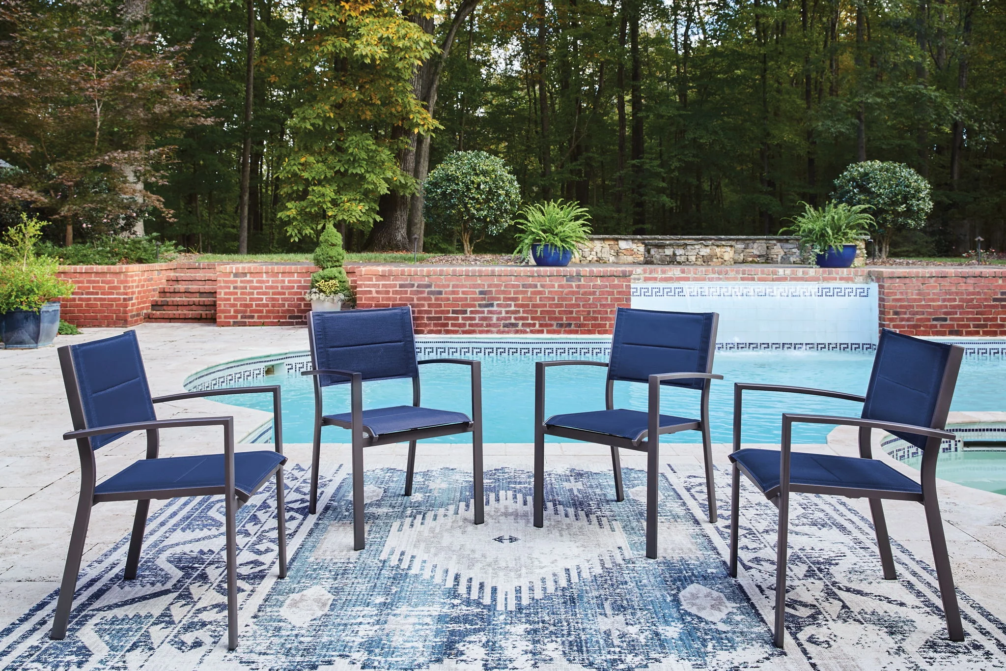 2299-rocky-creek-sling-arm-chair-set-of-4-blue-gray-4.webp Rocky Creek - Sling Arm Chair (Set of 4) - Blue / Gray