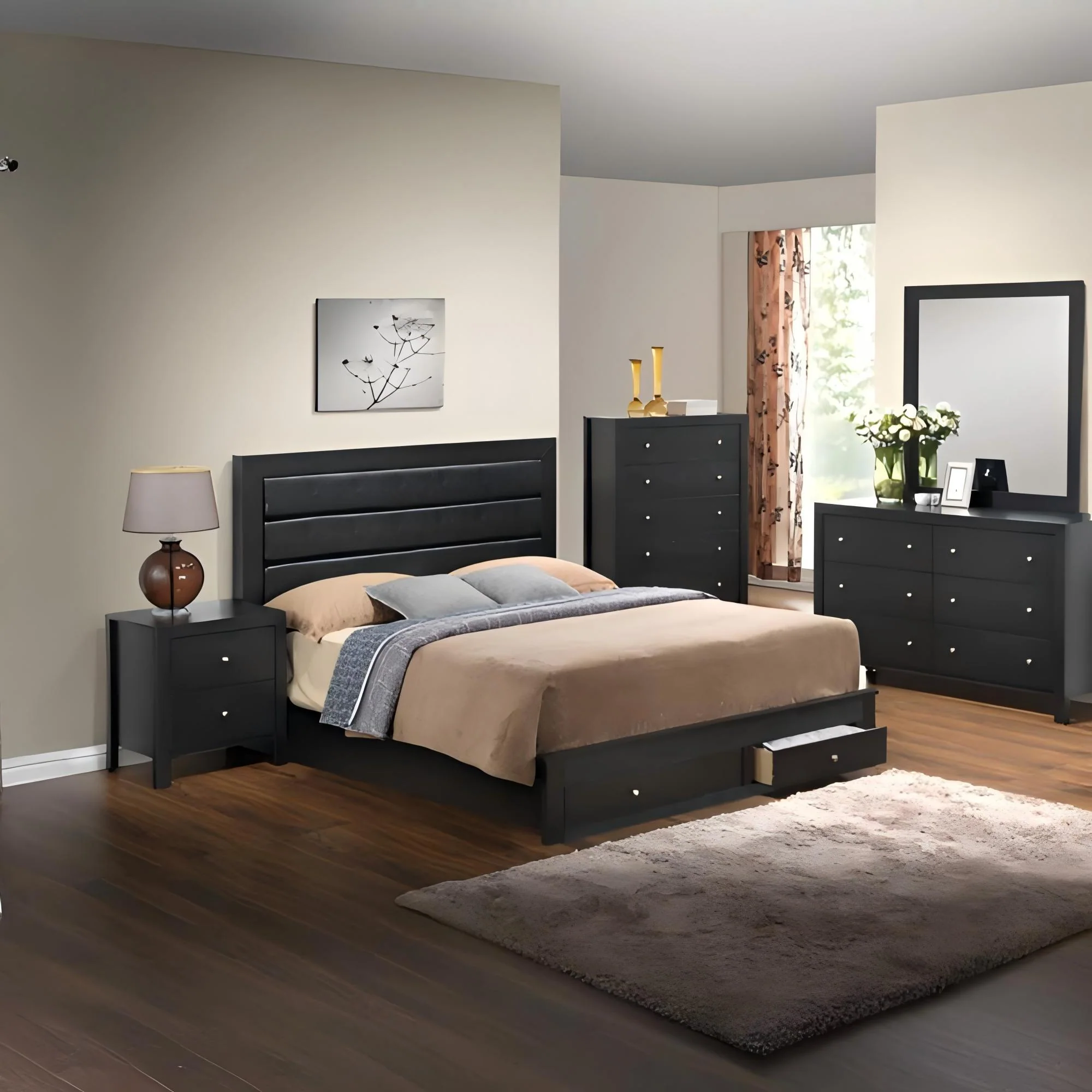 Elegant Storage Bed For Cozy Spaces