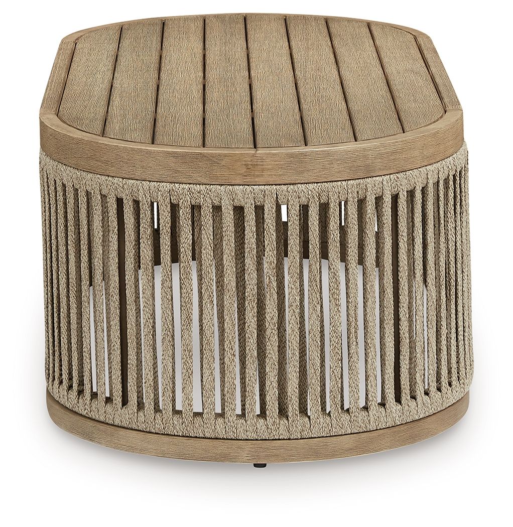 2345-serena-shores-rectangular-cocktail-table-beige-6.jpg Serena Shores - Rectangular Cocktail Table - Beige