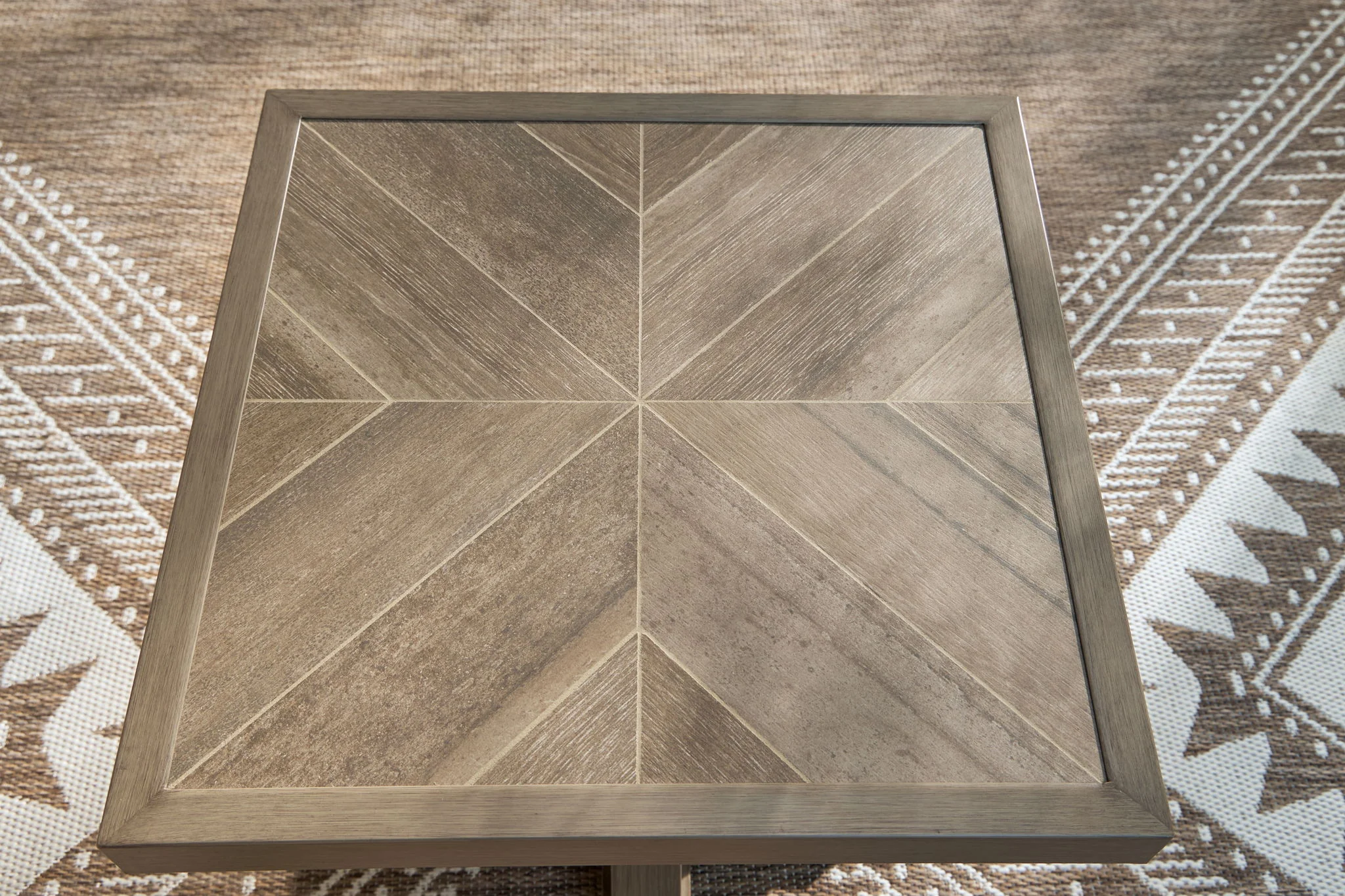 Laguna Heights - Square End Table - Beige