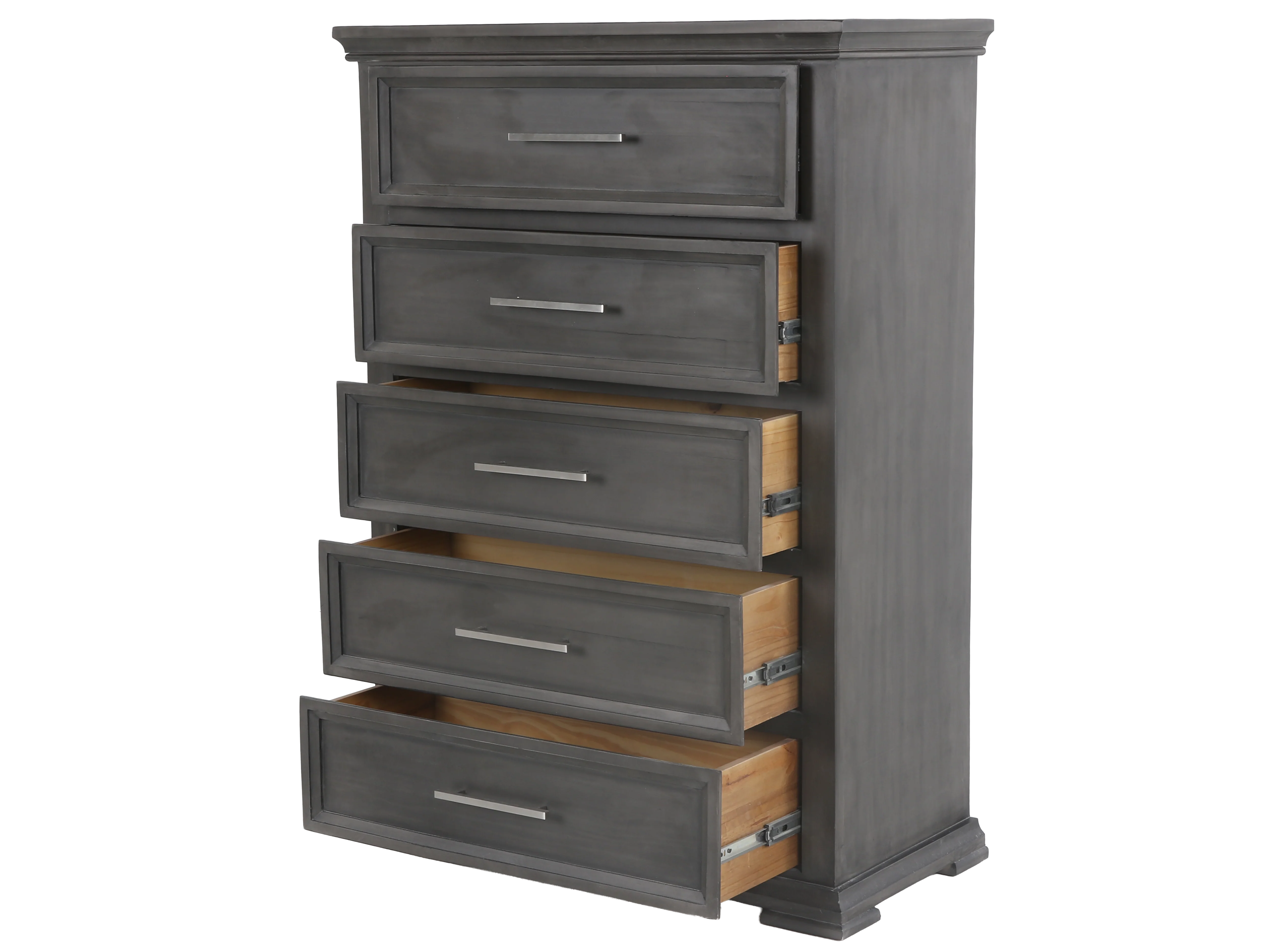 2362-modern-5-drawer-gray-chest-3.webp Modern 5 Drawer Gray Chest